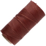 Bobina de hilo plano encerado Linhasita para macramé, 1,4 mm - Old Copper (25) x 167 m