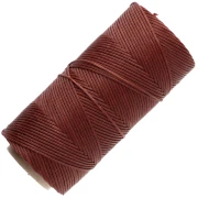 Bobina de hilo plano encerado Linhasita para macramé, 1,4 mm - Old Copper (25) x 167 m