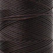 Bobina de hilo plano encerado Linhasita para macramé de 1,4 mm - Marrón chocolate (29) x 167 m