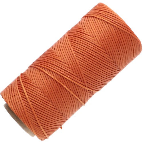 Bobina de hilo plano encerado Linhasita para macramé de 1,4 mm - Topaz (30) x 167 m