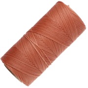 Bobina de hilo plano encerado Linhasita para macramé de 1,4 mm - Terracota (35) x 167 m