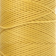 Bobina de hilo plano encerado Linhasita para macramé de 1,4 mm - Amarillo (37) x 167 m