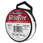WildFire Hilo de nylon trenzado de 0,20 mm - Blanco x114,4 m