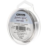 1.02 mm Hilo Artístico - Acero Inoxidable 304 x9.1m|raw }}