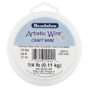 0.81 mm Hilo Artístico - Acero Inoxidable 304 x27m