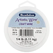 0,41 mm Hilo artístico - Acero inoxidable 304 x111m