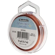 Alambre de cobre redondo 0,64 mm Artistic Wire - Natural x13,7m