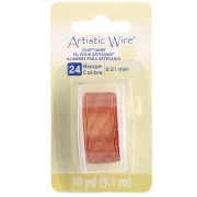 Alambre de cobre redondo 0,51 mm Artistic Wire - Natural x9,1m