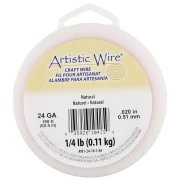 Alambre de cobre redondo 0,51 mm Artistic Wire - Natural x62,4m