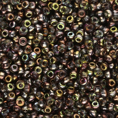 Rocaille Miyuki 11/0 55014 - Cristal Mágico Verde x8g