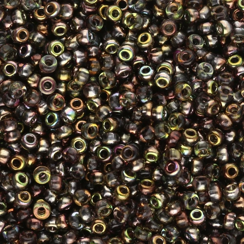 Rocaille Miyuki 11/0 55014 - Cristal Mágico Verde x8g
