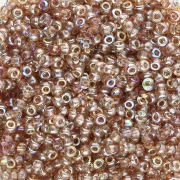 Rocaille Miyuki 11/0 55019 - Cristal Marrón Arco Iris x8g