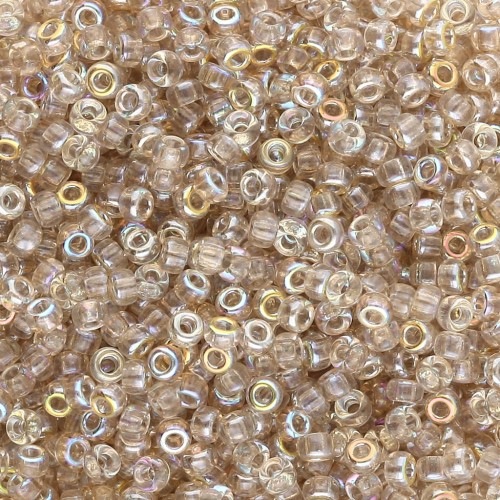 Rocaille Miyuki 11/0 55021 - Cristal Limón Arco Iris x8g