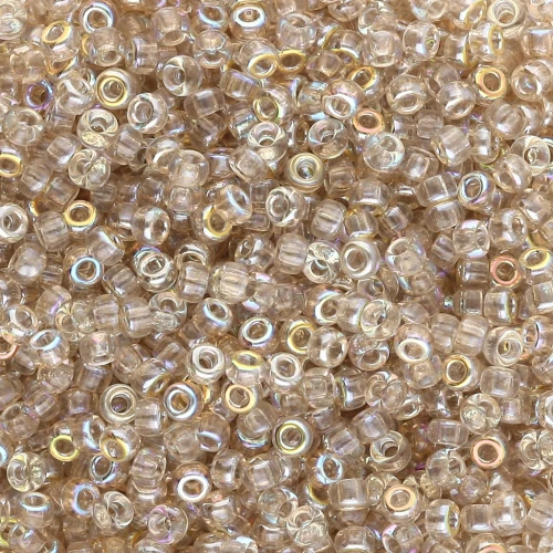 Rocaille Miyuki 11/0 55021 - Cristal Limón Arco Iris x8g
