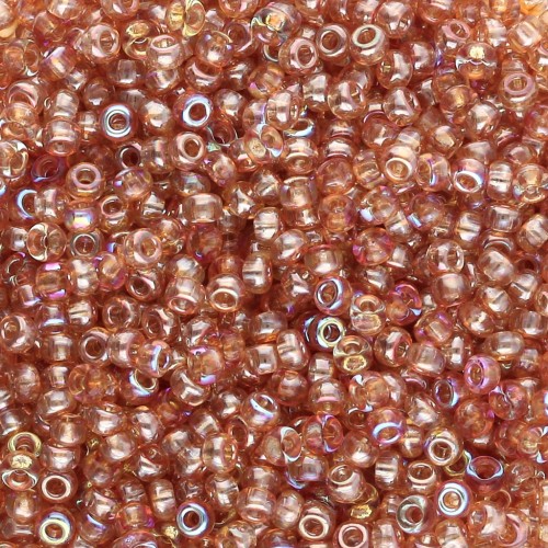 Rocaille Miyuki 11/0 55022 - Cristal Naranja Arco Iris x8g