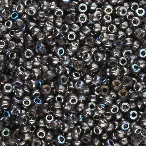 Rocaille Miyuki 11/0 55024 - Cristal Grafito Arco Iris x8g