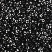 Rocaille Miyuki 11/0 55037 - Negro Cromado x8g