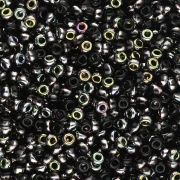 Rocaille Miyuki 11/0 55038 - Vitrail negro x8g