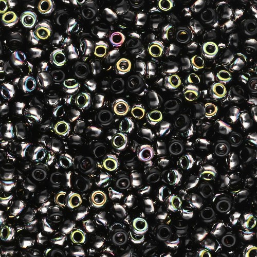 Rocaille Miyuki 11/0 55038 - Vitrail negro x8g