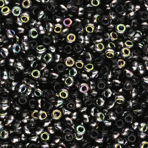 Rocaille Miyuki 11/0 55038 - Vitrail negro x8g