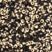 Rocaille Miyuki 11/0 55044 - Ámbar Negro Mate x8g