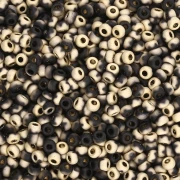 Rocaille Miyuki 11/0 55044 - Ámbar Negro Mate x8g