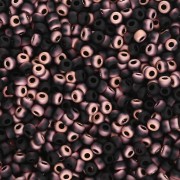 Rocaille Miyuki 11/0 55045 - Negro Capri Rose Mat x8g