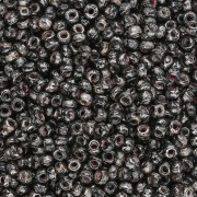 Rocaille Miyuki 11/0 55090 - Negro Picasso x8g