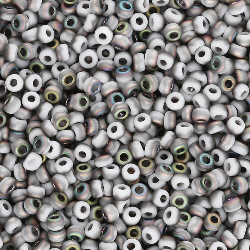 Rocaille Miyuki 11/0 4559 - Blanco Opaco Vitrail Mat x8g