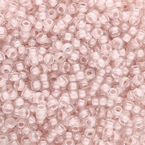 Rocalla Miyuki 11/0 215 - Blush Lined Crystal x8 g