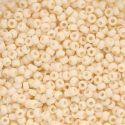 Rocalla Miyuki 11/0 492F - Opaque Cream Mat x8 g|raw }}