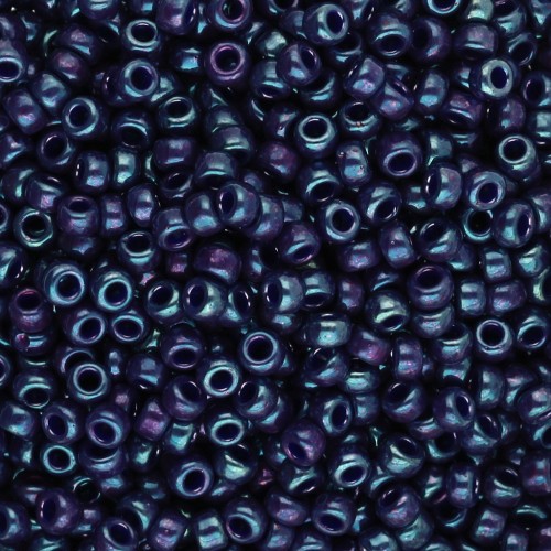 Cuentas Rocalla Miyuki 11/0 1899 - Opaque Eggplant Luster x8 g