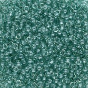 Cuentas Rocalla Miyuki 11/0 2445 - Transparente Sea Foam Luster x8 g
