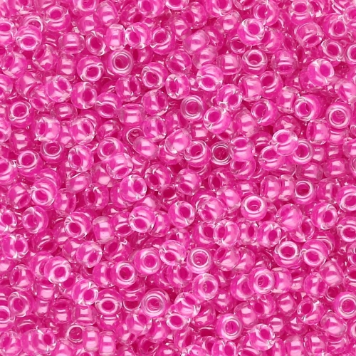 Rocaille Miyuki 11/0 209 - Cristal Forrado Fucsia x8g