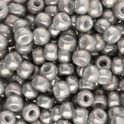 Rocaille Miyuki 6/0 1865 - Gris humo opaco brillo x8g