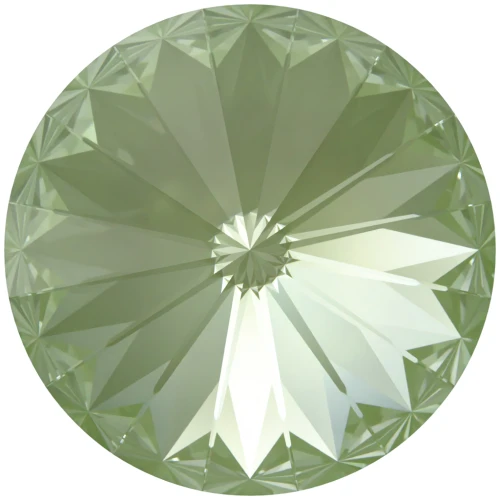 Cabujón PureCrystal 1122 Rivoli 12 mm - Cristal Paraíso Verde Lux x1