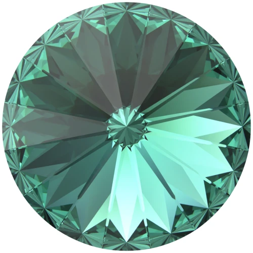 Cabujón PureCrystal 1122 Rivoli 12 mm - Verde Caribe reinventado x1