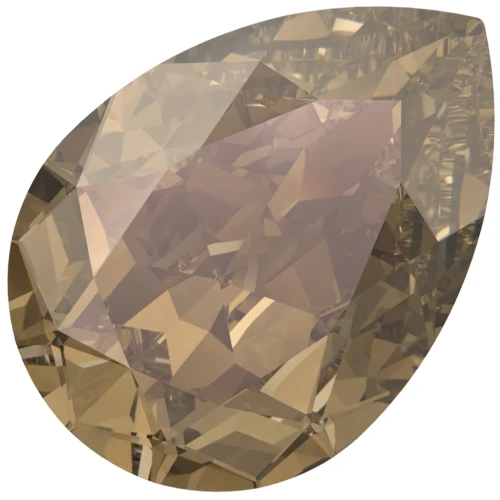 Cabujón PureCrystal 4320 8x6 mm - Cristal Bronce x1