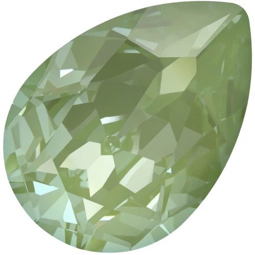 Cabujón PureCrystal 4320 14x10 mm - Cristal Paraíso Verde Lux x1
