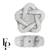 Cuentas de vidrio Elegant Star 12 mm - Gris x10