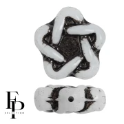 Cuentas de vidrio Elegant Star 12 mm - Azabache x10