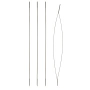 Agujas de ojo grande - Agujas para enfilar 37 mm - Beadsmith x4