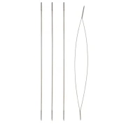 Agujas de ojo grande - Agujas para enfilar 57 mm - Beadsmith x4