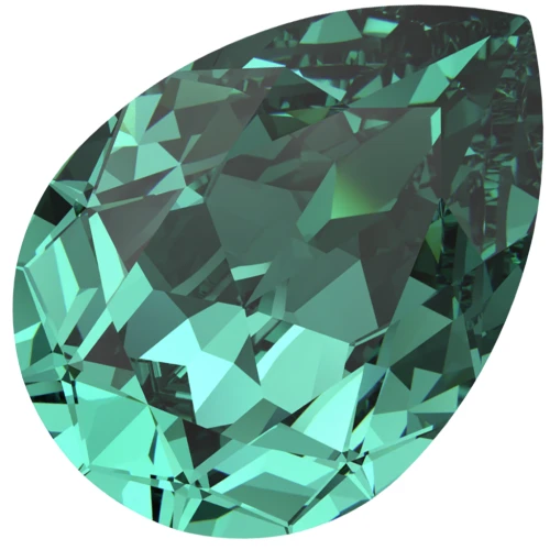 Cabujón PureCrystal 4320 8x6 mm - Verde Caribe reinventado x1