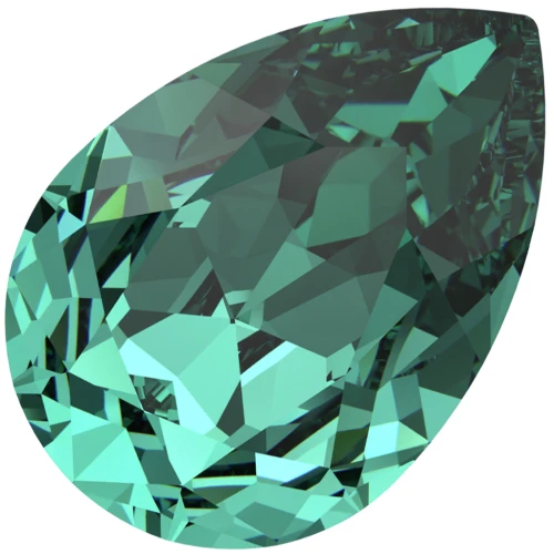 Cabujón PureCrystal 4320 10x7 mm - Verde Caribe reinventado x1