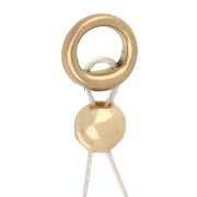 Anillos de protección lisos de 5 mm para alambre de 0,7 mm - Acero inoxidable 316L x4