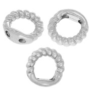 Anillos de protección trenzados de 5 mm para alambre de 0,7 mm - Acero inoxidable 316L x4