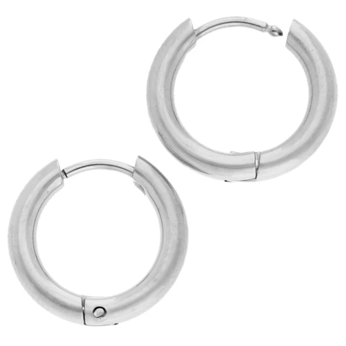 Aro redondo de 15 mm - alambre de 2,5 mm - acero inoxidable 316L x2