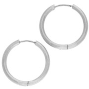 ninguno - Aro redondo de 23 mm - alambre de 2,5 mm - acero inoxidable 316L x2 Aro redondo de 23 mm - alambre de 2,5 mm - acero inoxidable 316L x2