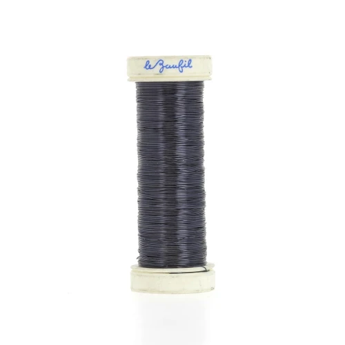 Alambre metálico fino 0,20 mm Lebaufil - Azul x20m